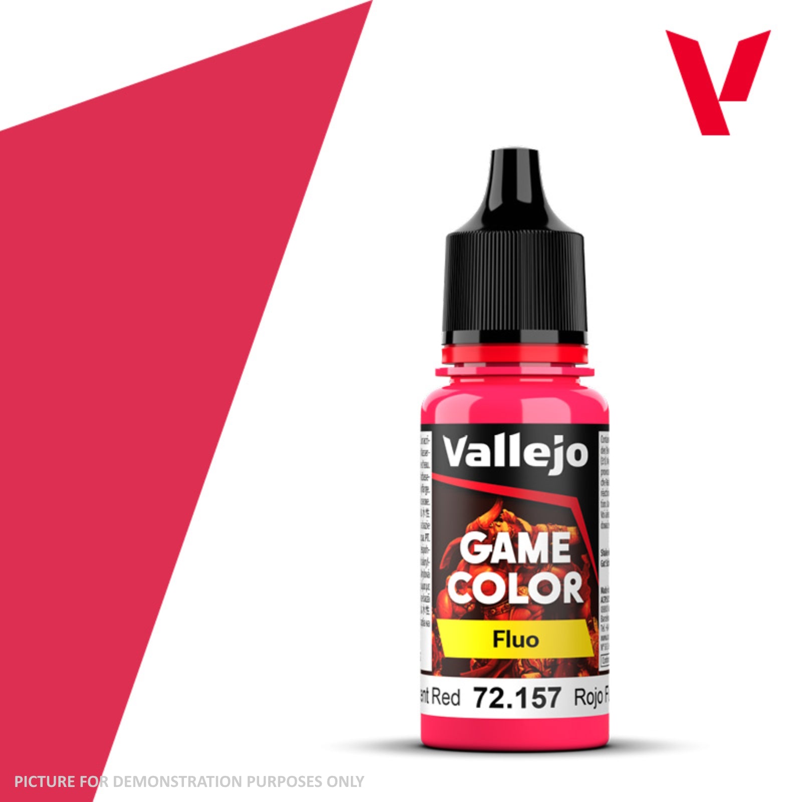 Vallejo Game Colour Fluo - 72.157 Red 18ml